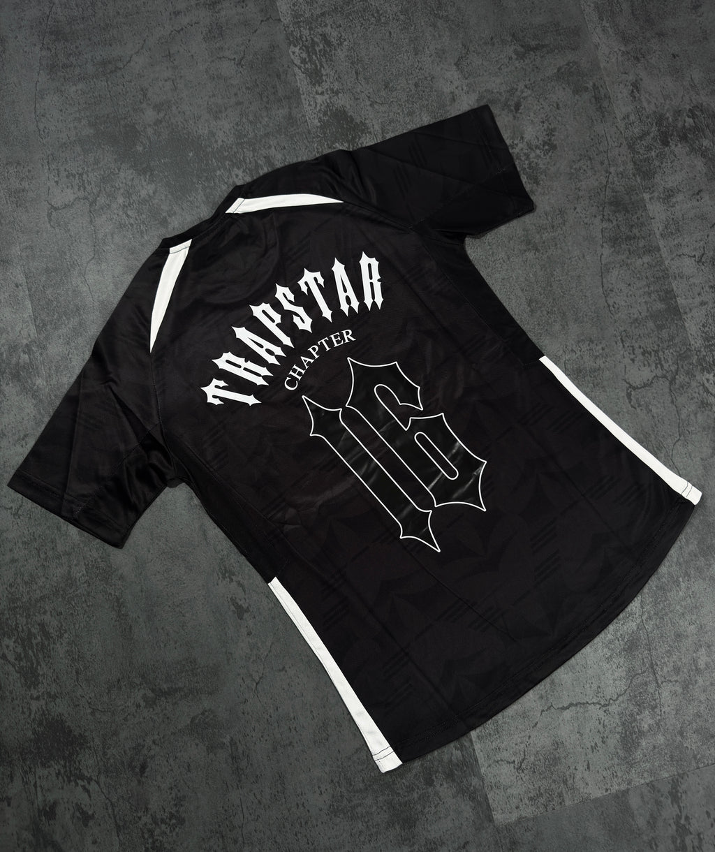 Trapstar London x Clavish Chapter 16 football jersey in black